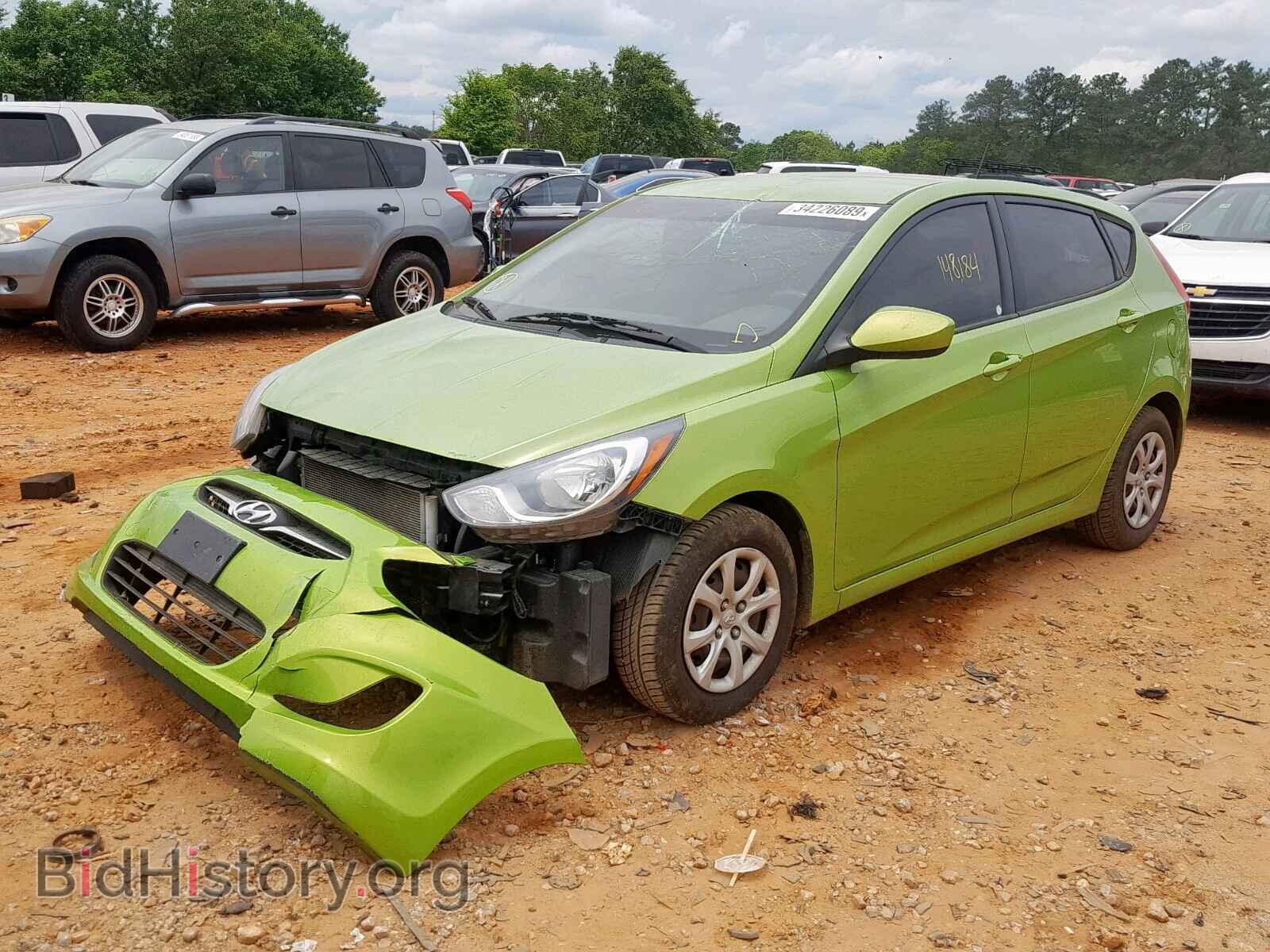 2012 HYUNDAI ACCENT - VIN: KMHCT5AE4CU013208 - Фото 2