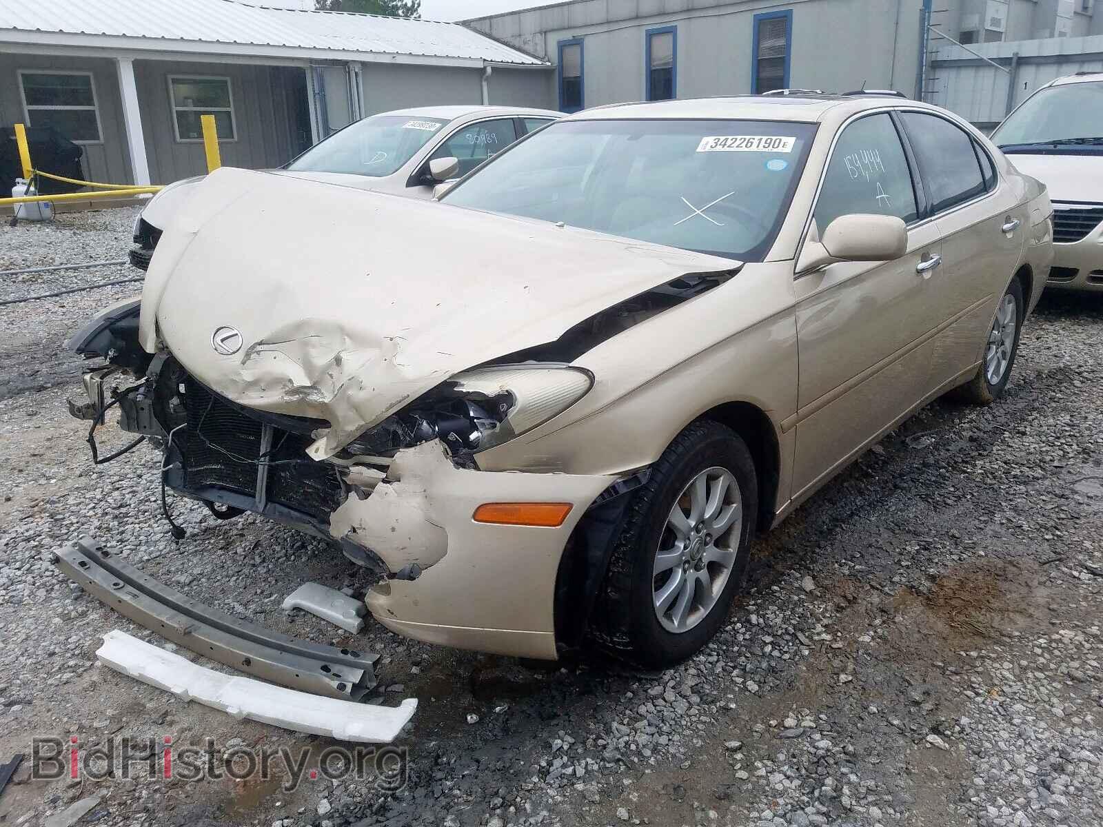 2003 LEXUS ES300 - VIN: JTHBF30G430143865 - Фото 2
