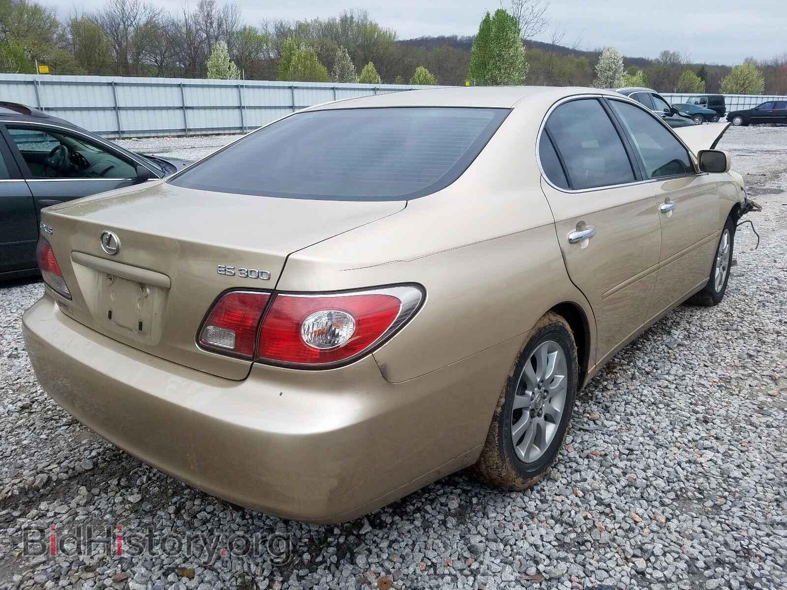 2003 LEXUS ES300 - VIN: JTHBF30G430143865 - Фото 4