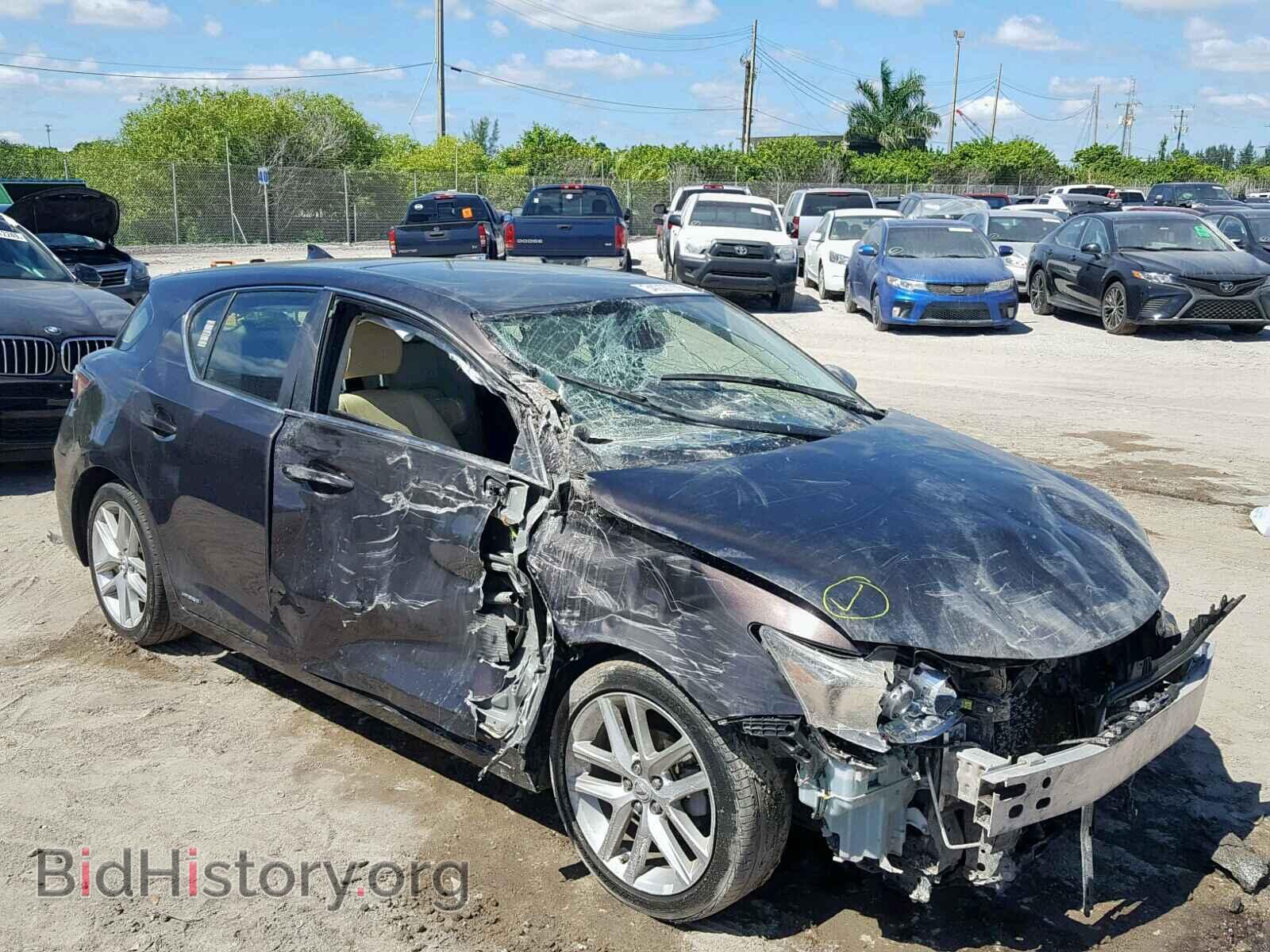 Photo JTHKD5BH1E2176191 - LEXUS CT 200 2014