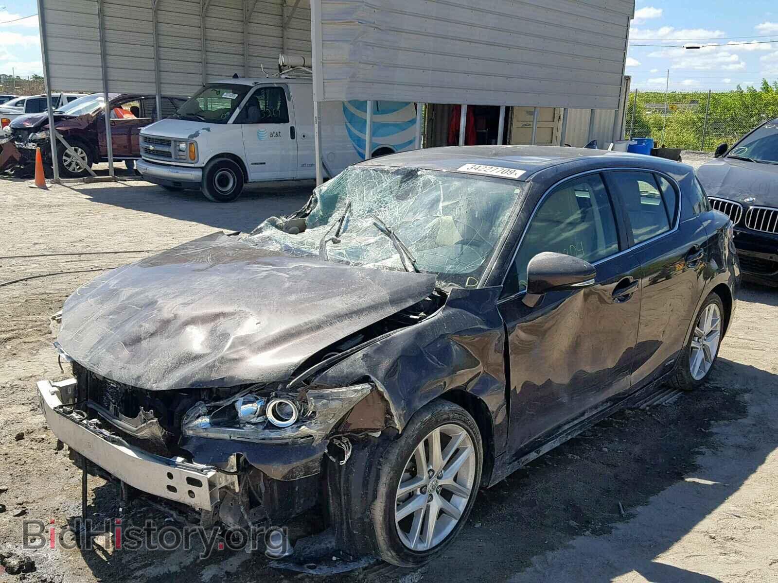 2014 LEXUS CT 200 - VIN: JTHKD5BH1E2176191 - Фото 2