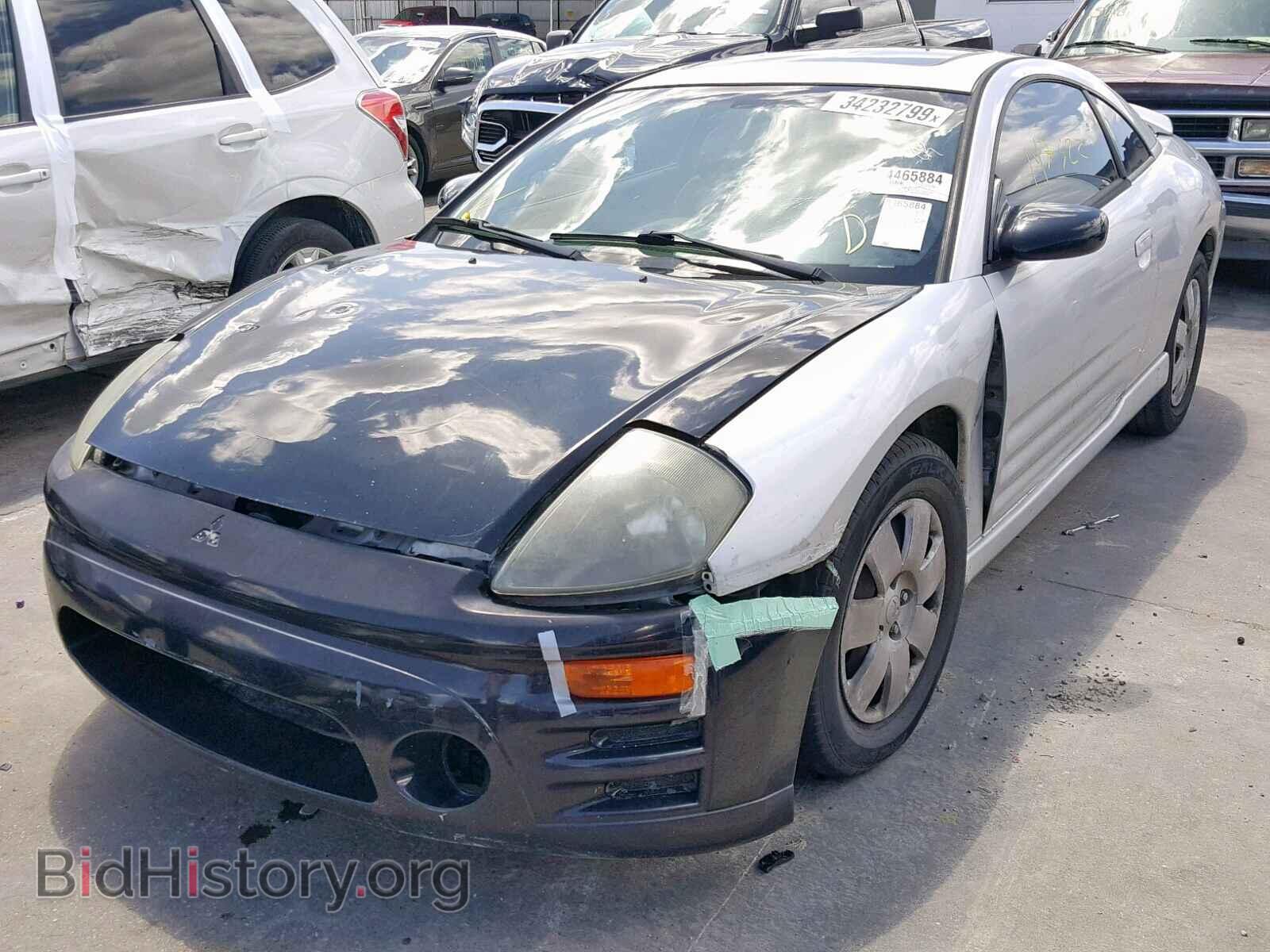 2001 MITSUBISHI ECLIPSE - VIN: 4A3AC54H81E204359 - Фото 2
