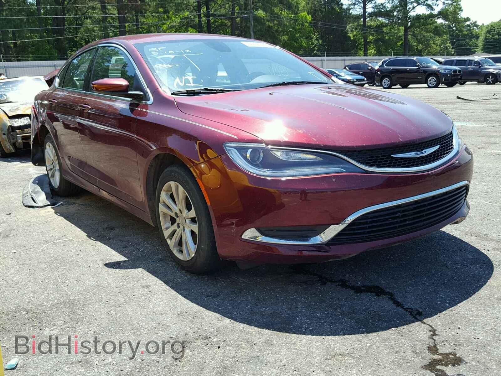 Фотография 1C3CCCAB9GN133458 - CHRYSLER 200 2016