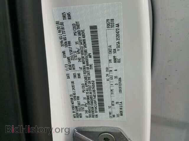 2014 FORD ESCAPE - VIN: 1FMCU0F74EUB76552 - Photo 10