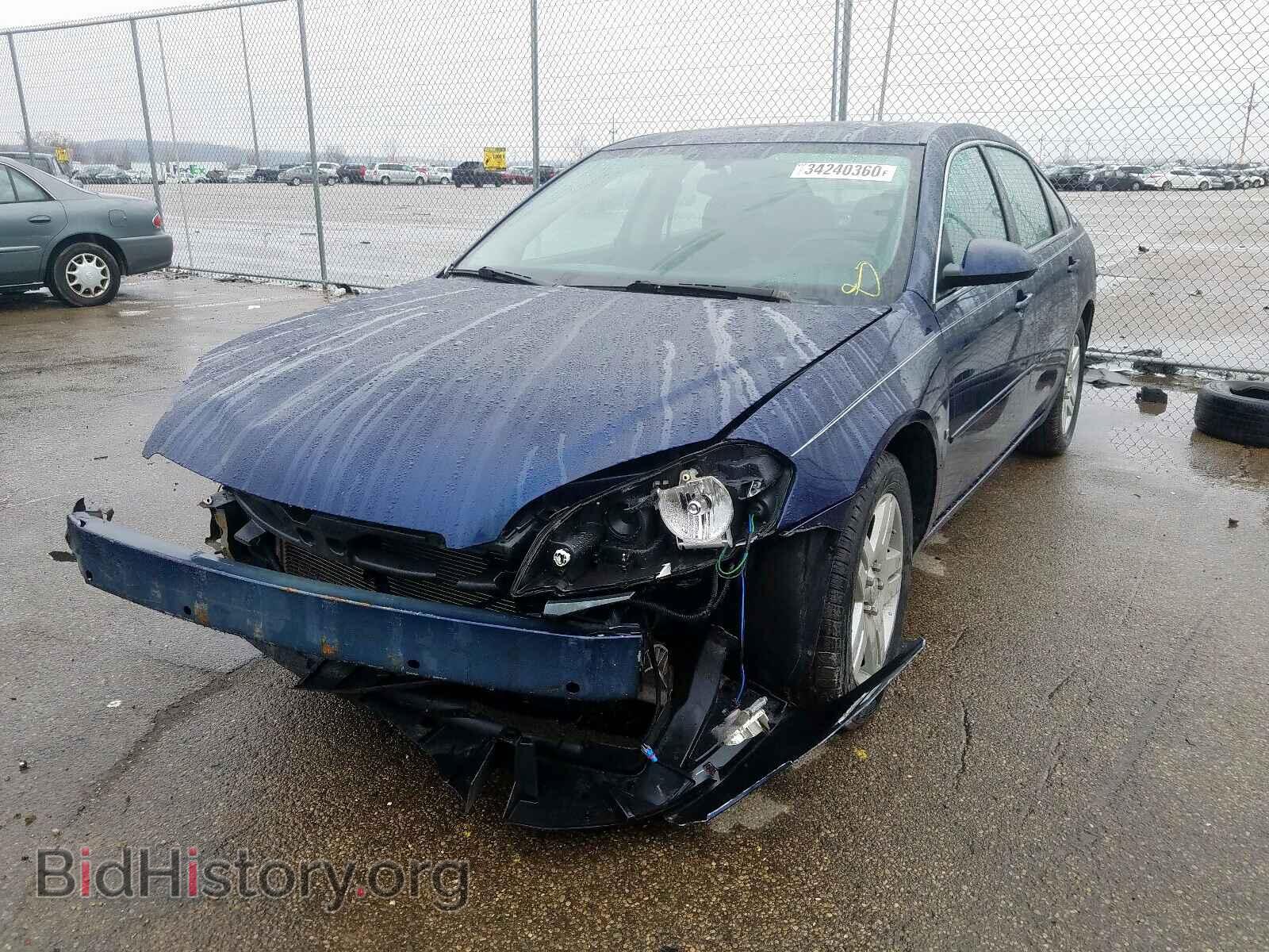 2007 CHEVROLET IMPALA - VIN: 2G1WC58R779254055 - Фото 2