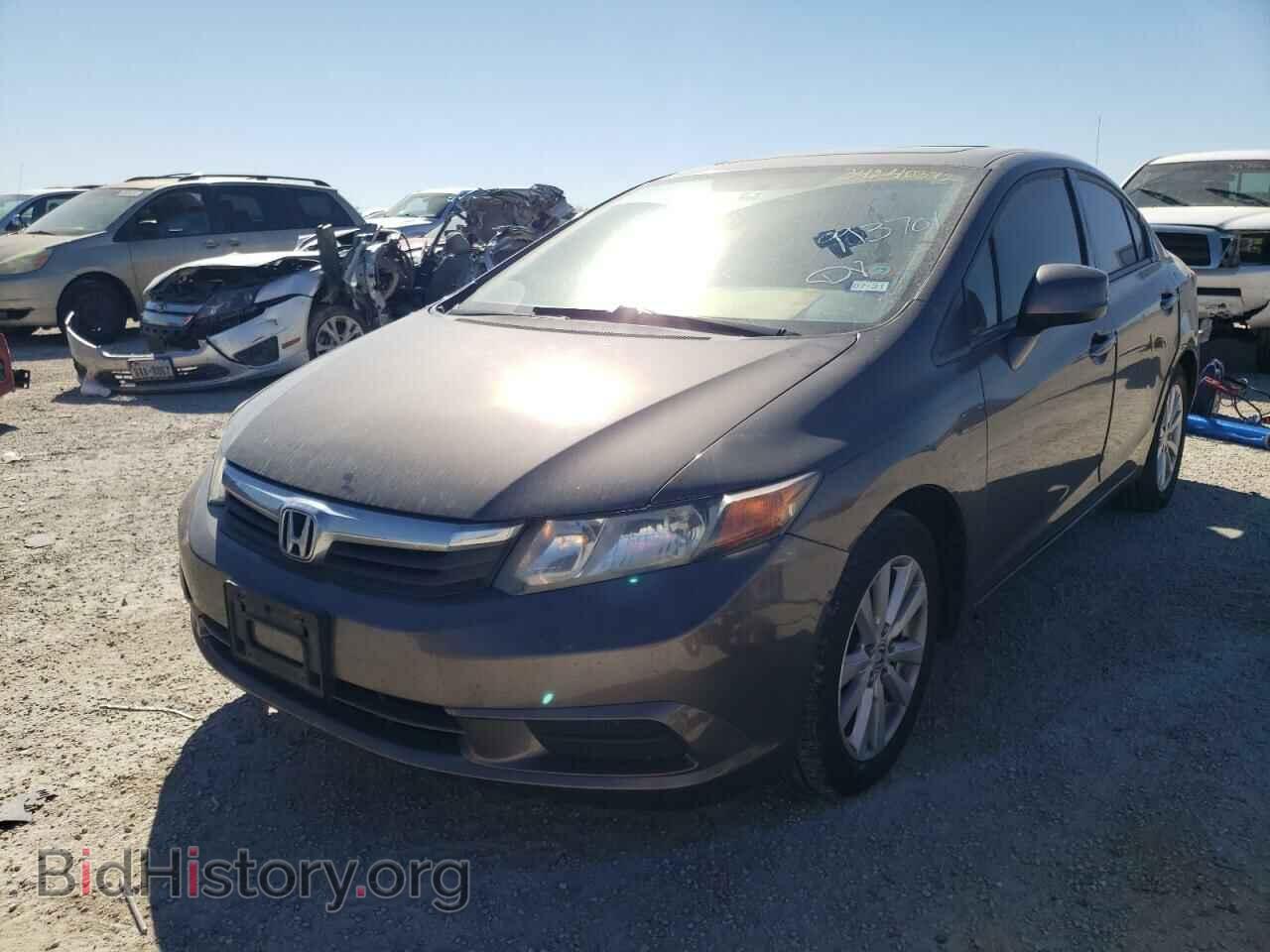 2012 HONDA CIVIC - VIN: 2HGFB2F95CH535526 - Фото 2