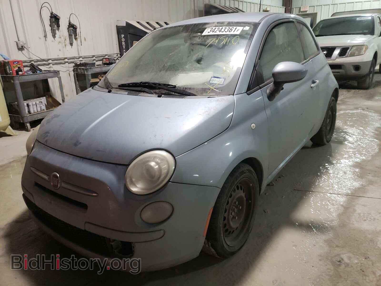 2013 FIAT 500 - VIN: 3C3CFFAR3DT745110 - Фото 2