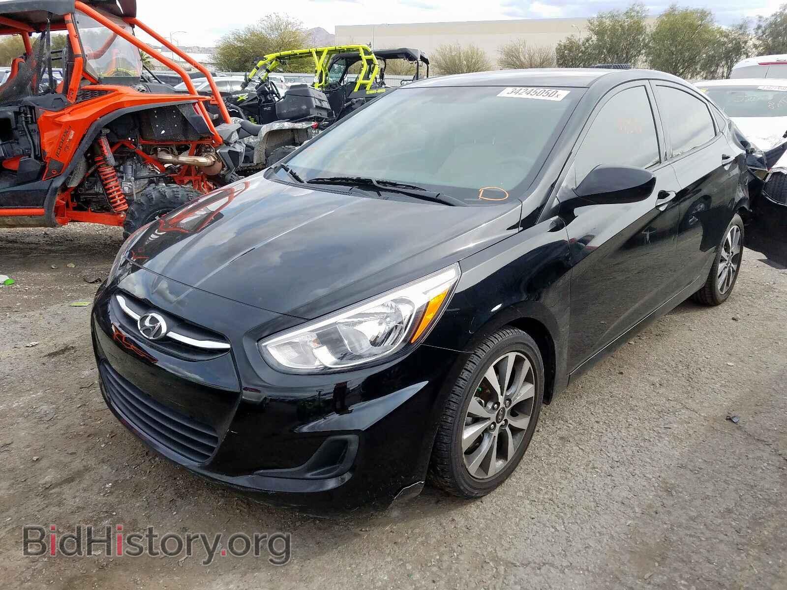 2017 HYUNDAI ACCENT - VIN: KMHCT4AEXHU250657 - Фото 2