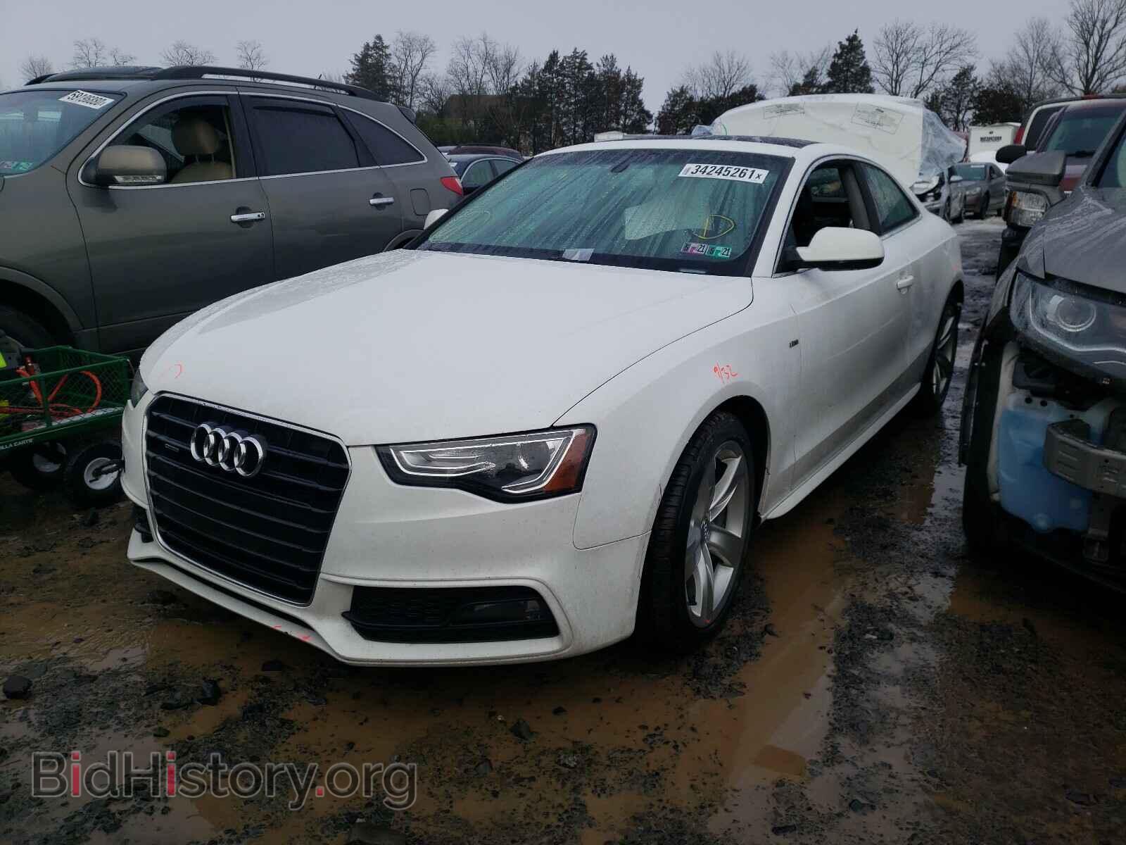 2016 AUDI A5 - VIN: WAUM2AFR2GA016015 - Фото 2