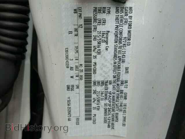 2013 FORD FOCUS - VIN: 1FADP3F24DL121048 - Фото 10