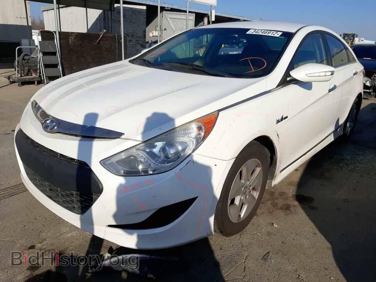 2012 HYUNDAI SONATA - VIN: KMHEC4A4XCA042966 - Фото 2