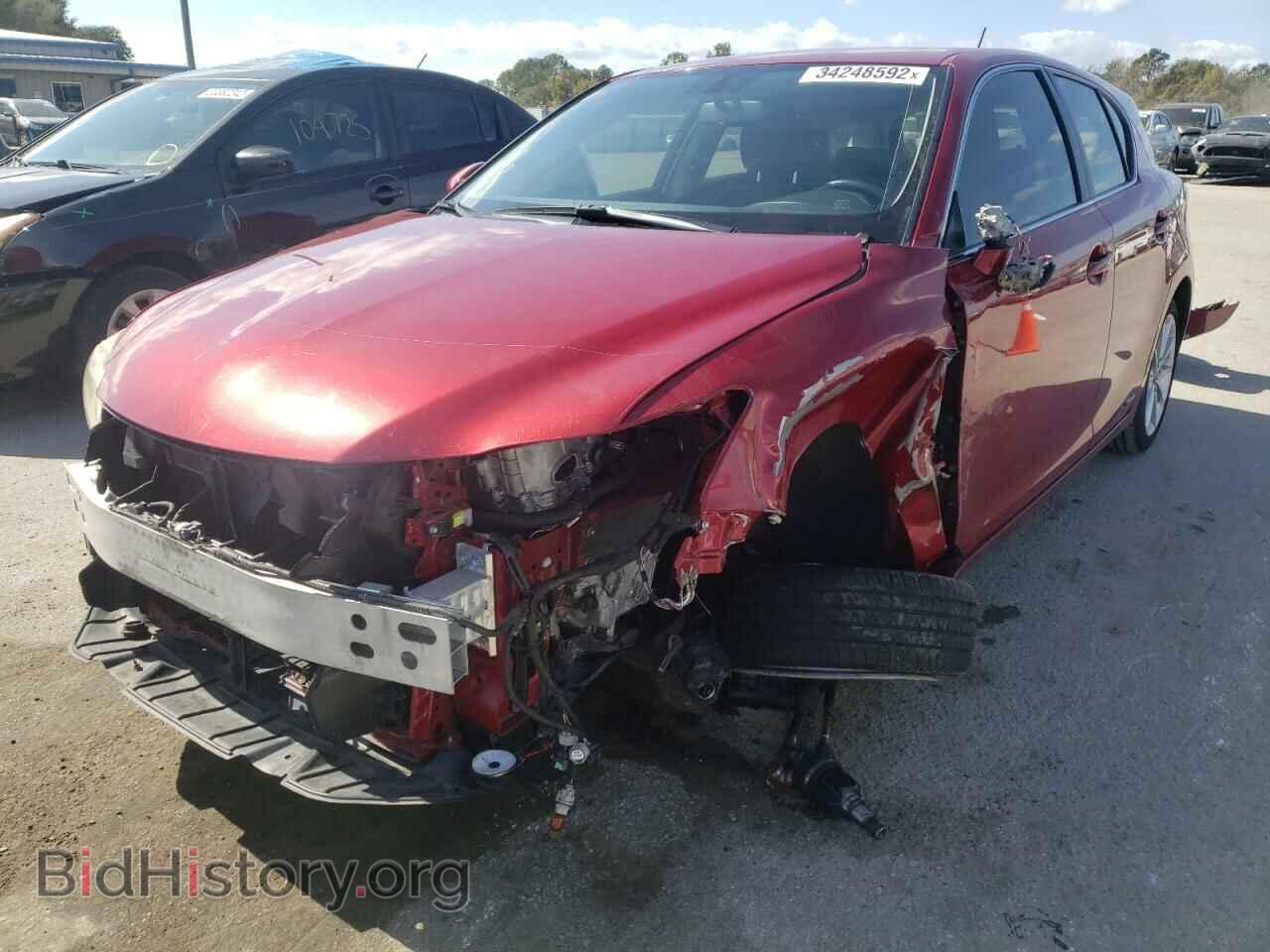 2012 LEXUS CT 200 - VIN: JTHKD5BH8C2064629 - Фото 2