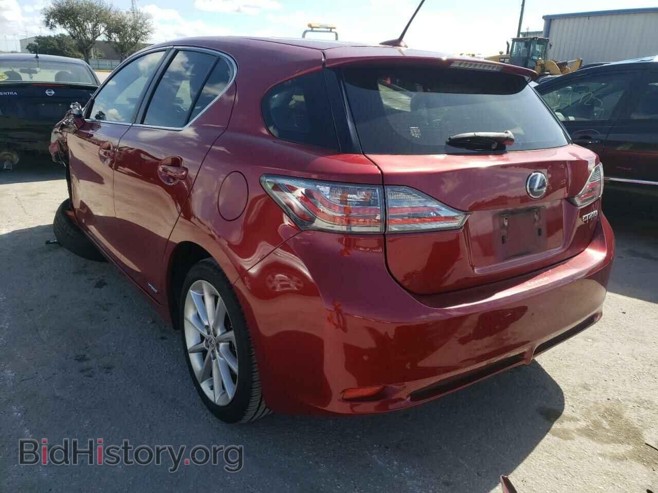 2012 LEXUS CT 200 - VIN: JTHKD5BH8C2064629 - Фото 3