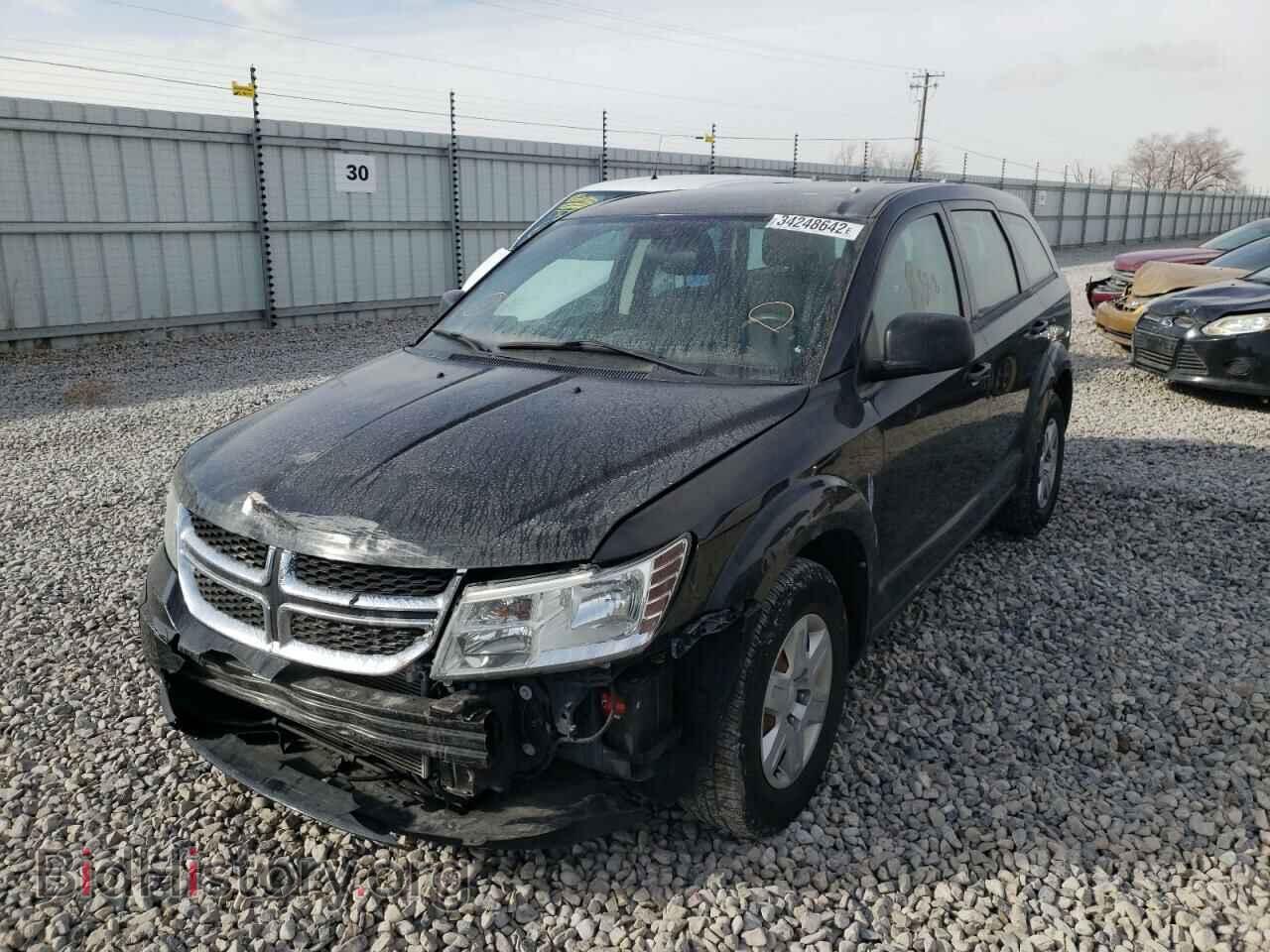 2012 DODGE JOURNEY - VIN: 3C4PDCAB8CT377123 - Фото 2