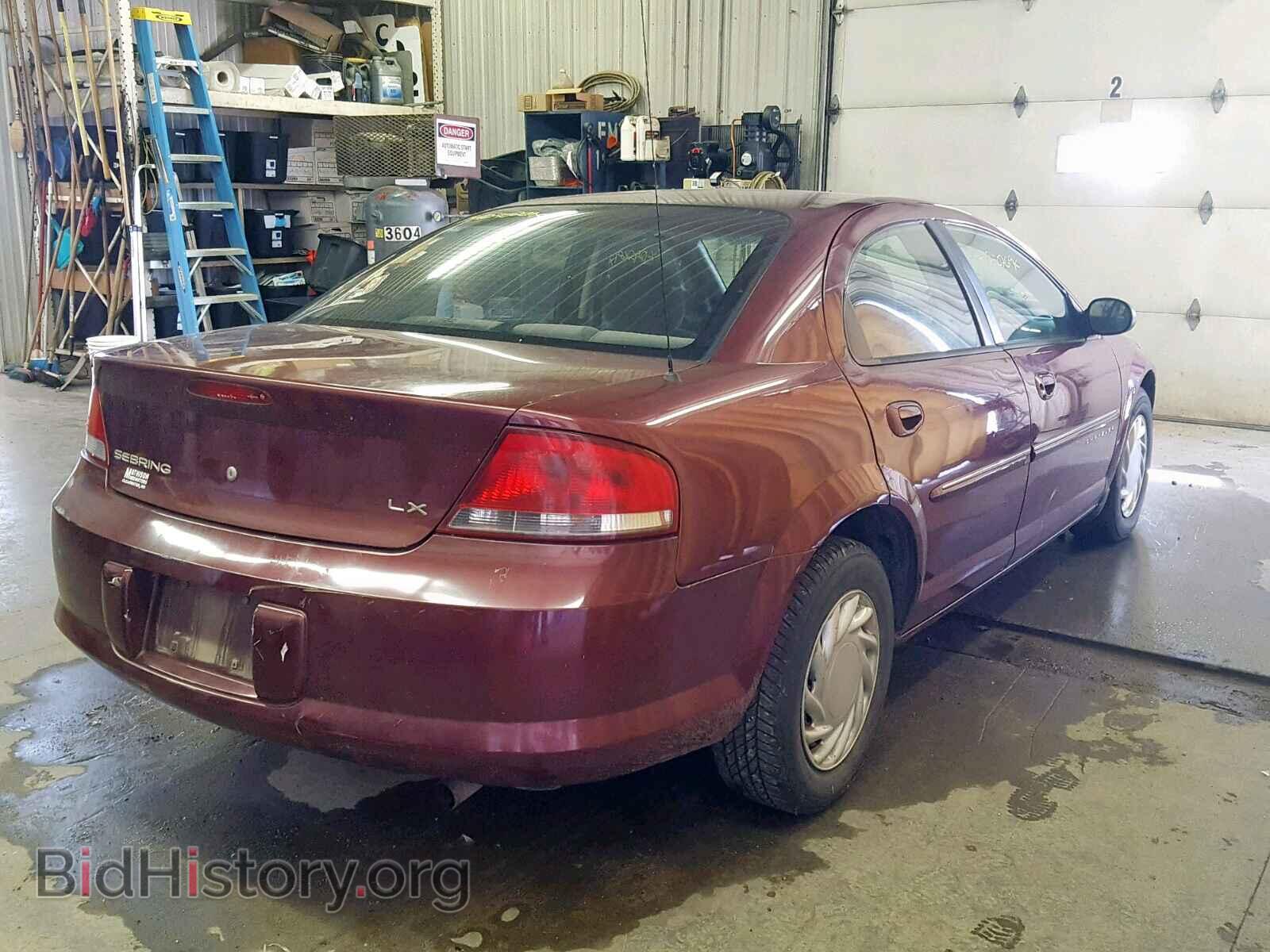 2001 CHRYSLER SEBRING - VIN: 1C3EL46X41N641721 - Photo 4