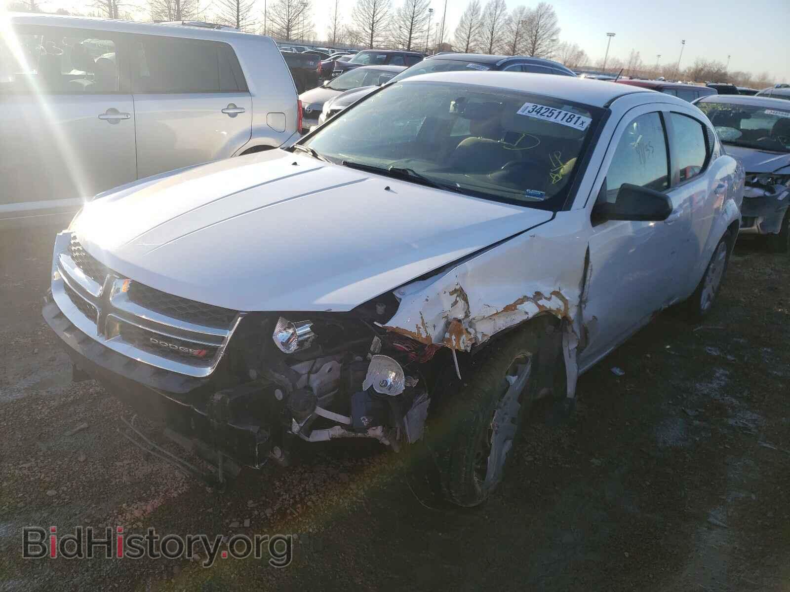 2014 DODGE AVENGER - VIN: 1C3CDZABXEN162139 - Фото 2