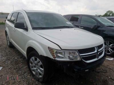 2014 Dodge JOURNEY SE, white — VIN 3C4PDCAB5ET311065, Copart