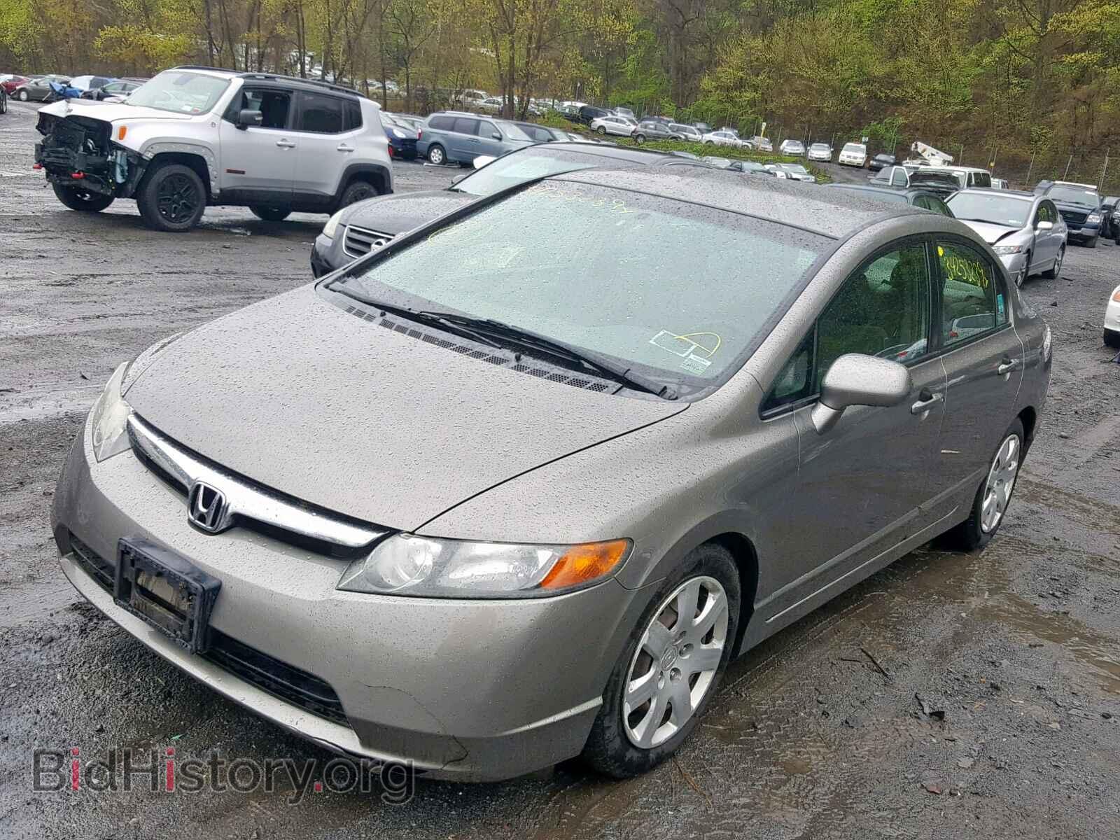 2006 HONDA CIVIC LX - VIN: 1HGFA16586L098607 - Фото 2