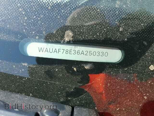 2006 AUDI A4 - VIN: WAUAF78E36A250330 - Фото 10