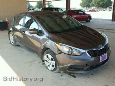 2015 Kia FORTE Forte LX, коричневый — VIN KNAFX4A67F5306749, Copart