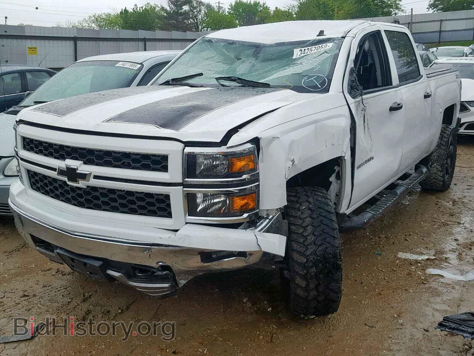 2014 CHEVROLET SILVERADO - VIN: 3GCUKREC4EG457917 - Фото 2
