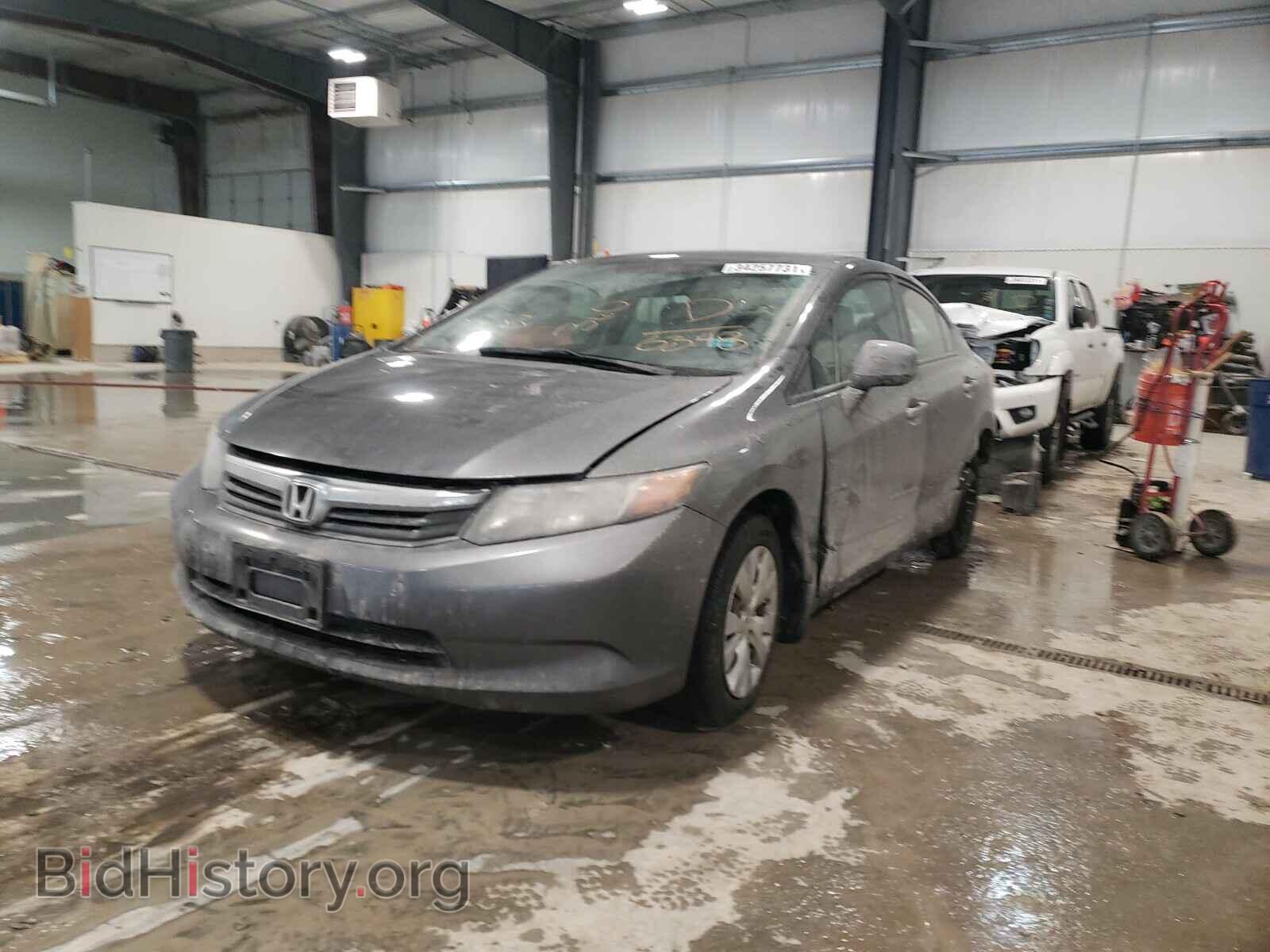 2012 HONDA CIVIC - VIN: 2HGFB2F5XCH526348 - Фото 2