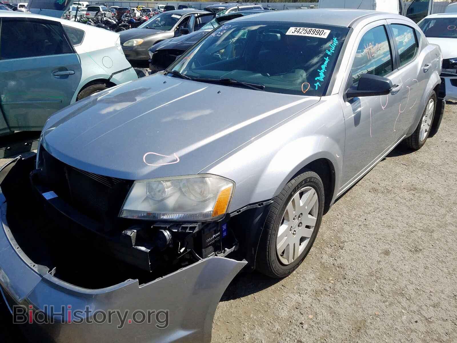 2013 DODGE AVENGER - VIN: 1C3CDZAB1DN632167 - Фото 2
