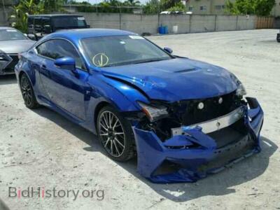 2015 Lexus RC RC-F, blue — VIN JTHHP5BC4F5001083, Copart