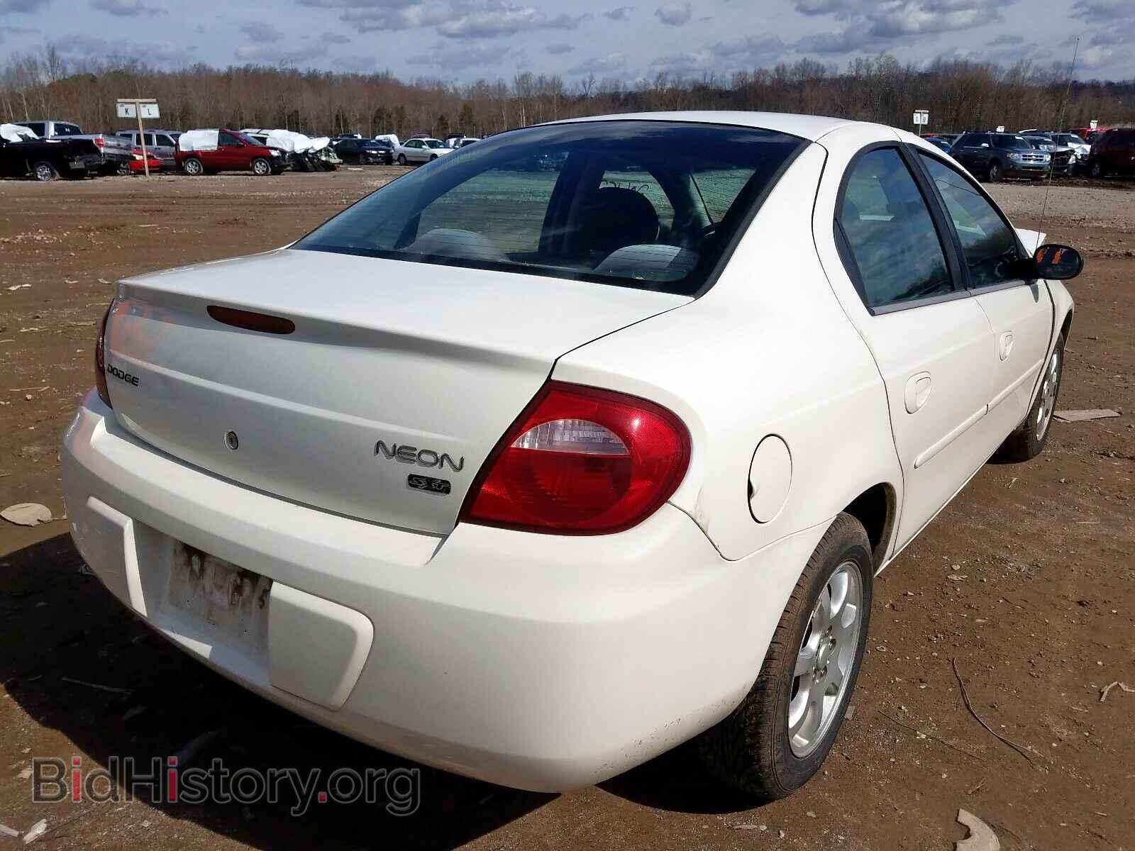 2005 DODGE NEON - VIN: 1B3ES56C55D244033 - Фото 4