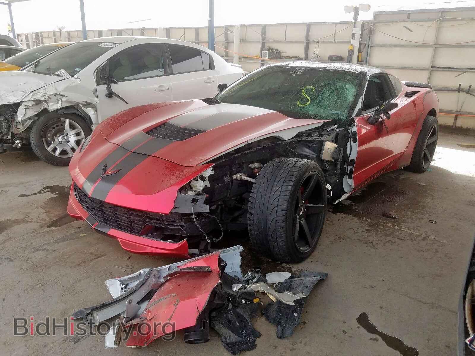 2014 CHEVROLET CORVETTE - VIN: 1G1YM2D75E5122821 - Фото 2