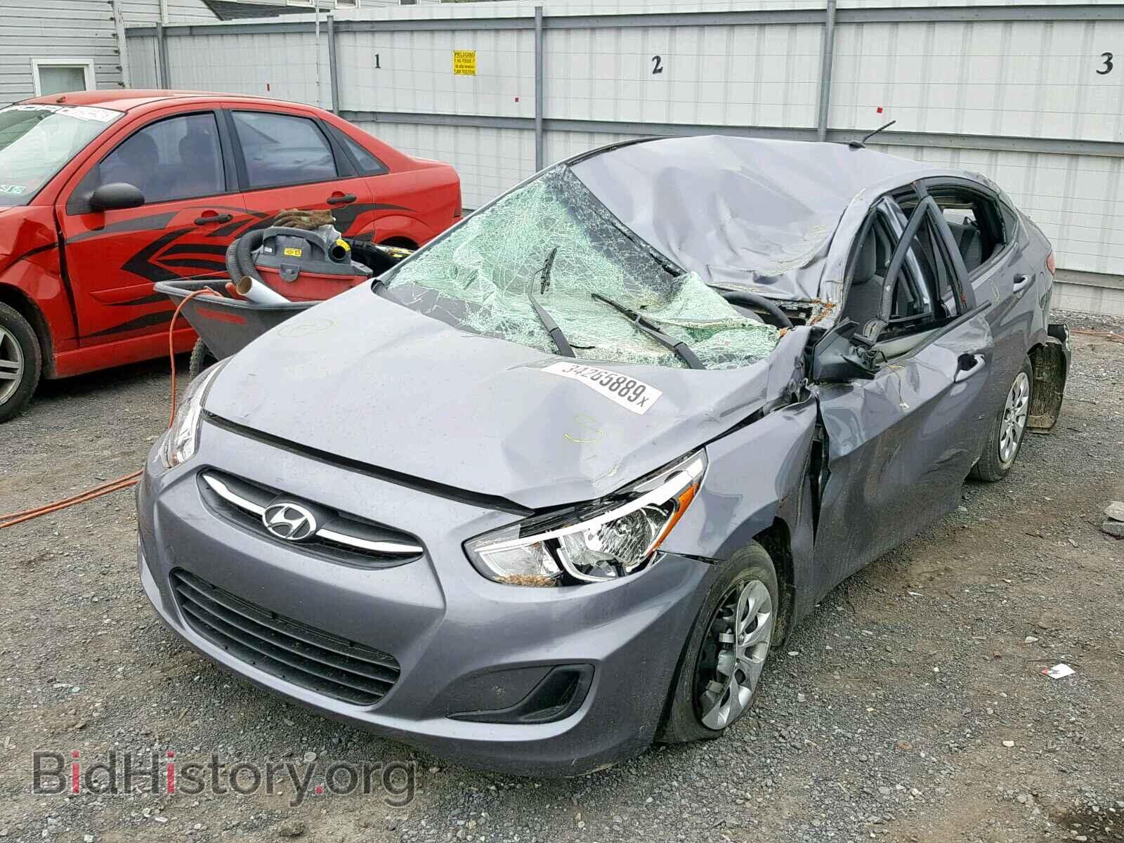 2016 HYUNDAI ACCENT - VIN: KMHCT4AE5GU151520 - Фото 2