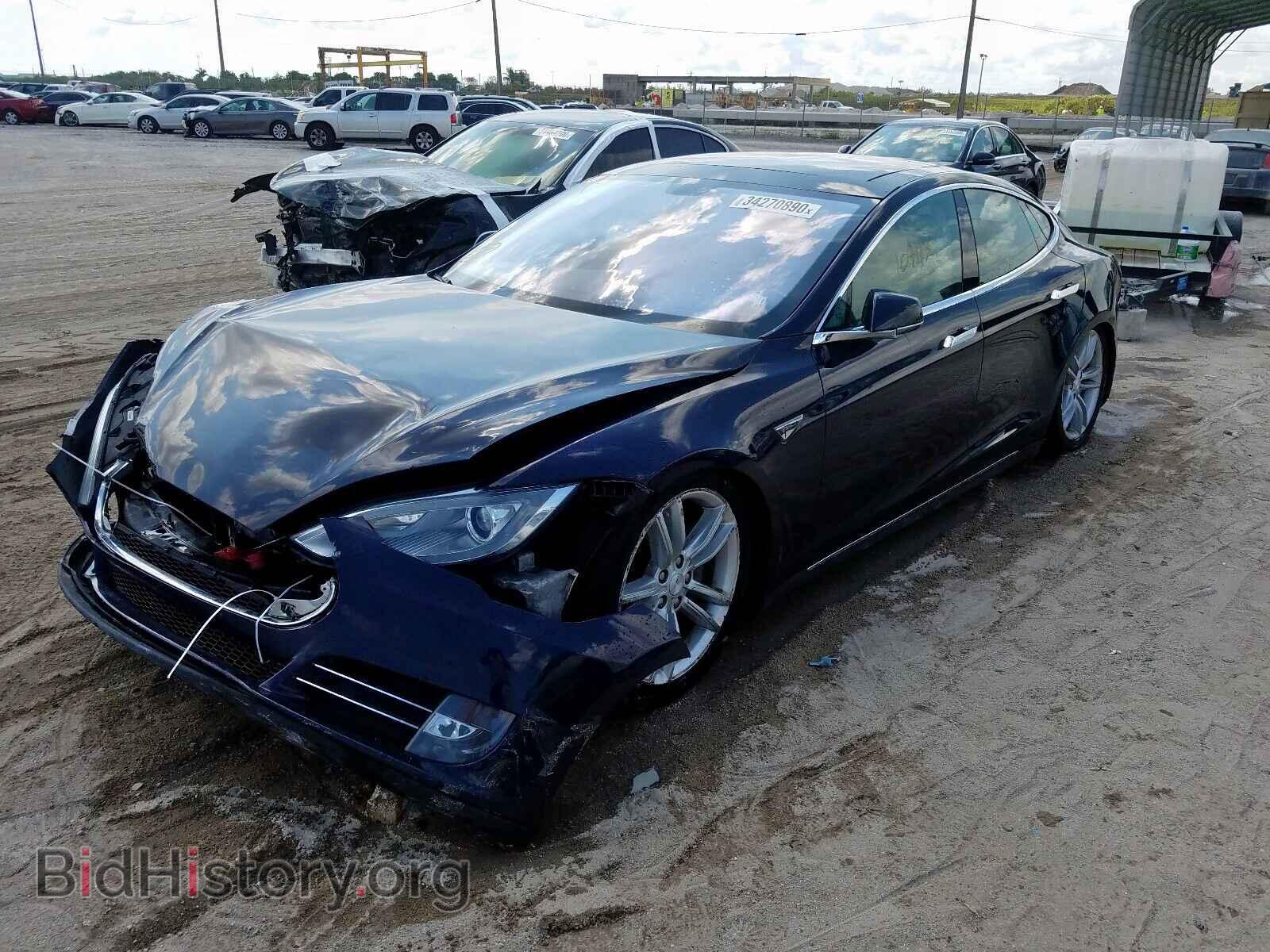 2013 TESLA MODEL S - VIN: 5YJSA1CG2DFP16247 - Фото 2