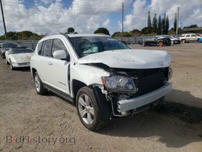 2015 Jeep COMPASS Compass LA, white — VIN 1C4NJCEA1FD373359, Copart