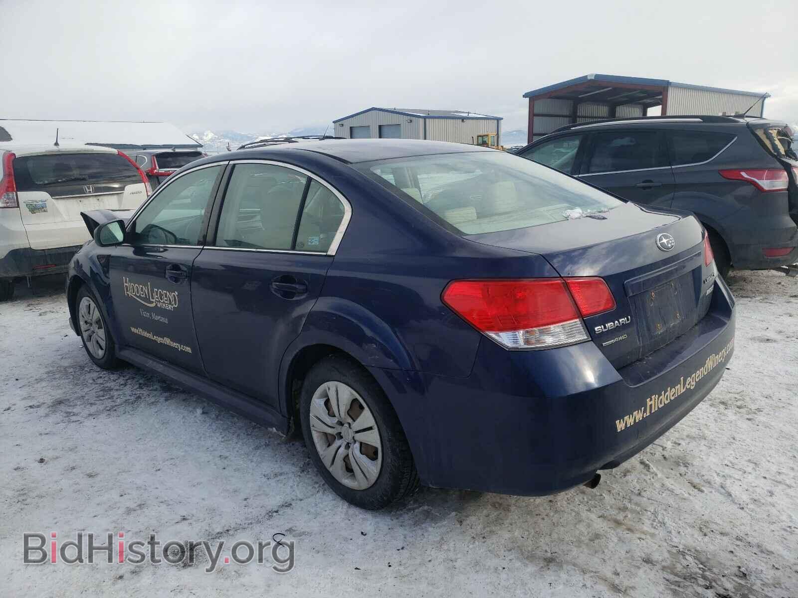 2011 SUBARU LEGACY - VIN: 4S3BMBA67B3243639 - Фото 3