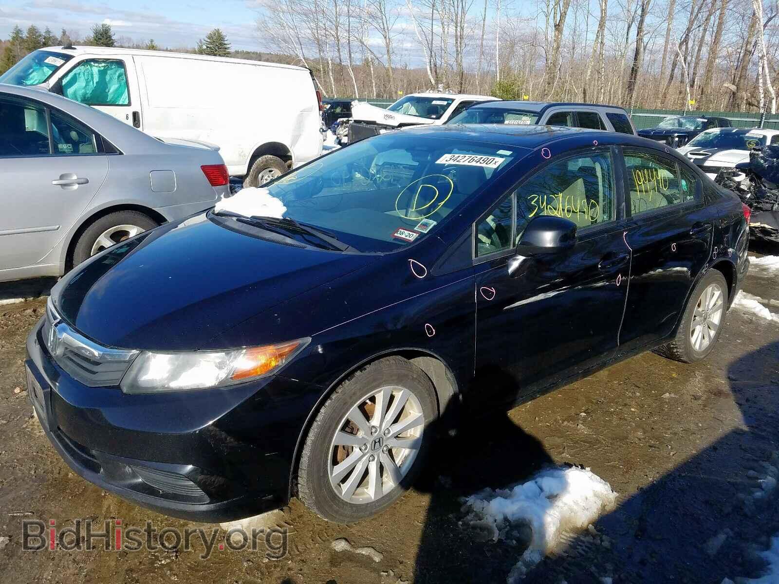 2012 HONDA CIVIC - VIN: 2HGFB2F85CH528146 - Фото 2