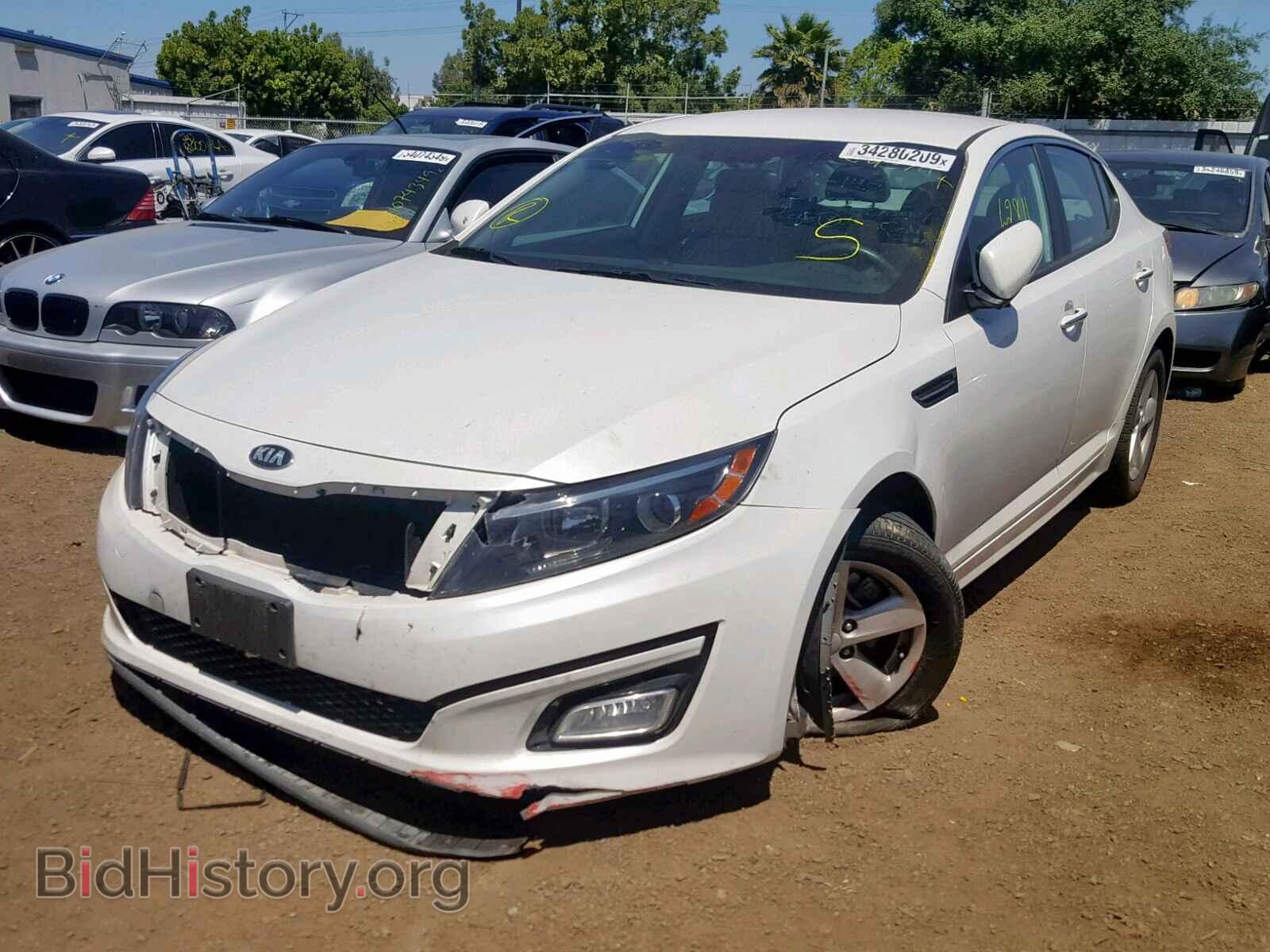 2015 KIA OPTIMA - VIN: KNAGM4A71F5558213 - Фото 2