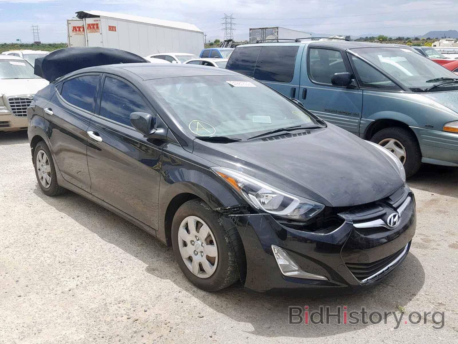 Photo KMHDH4AE5GU586043 - HYUNDAI ELANTRA 2016