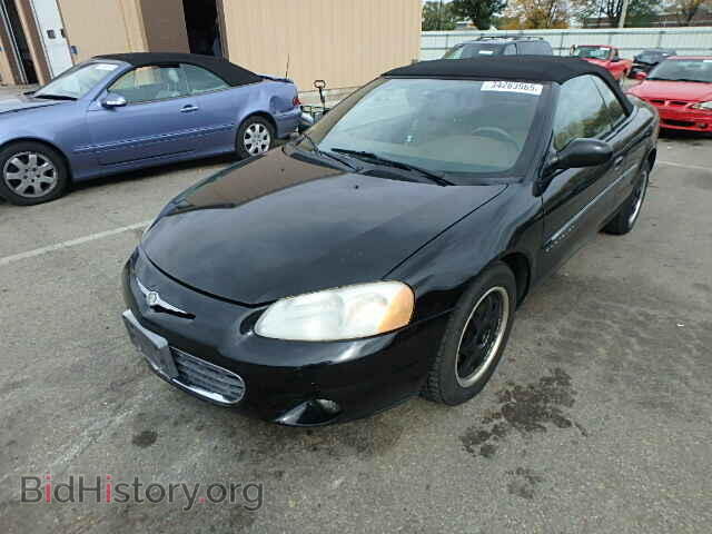 2001 CHRYSLER SEBRING - VIN: 1C3EL55U21N594251 - Фото 2