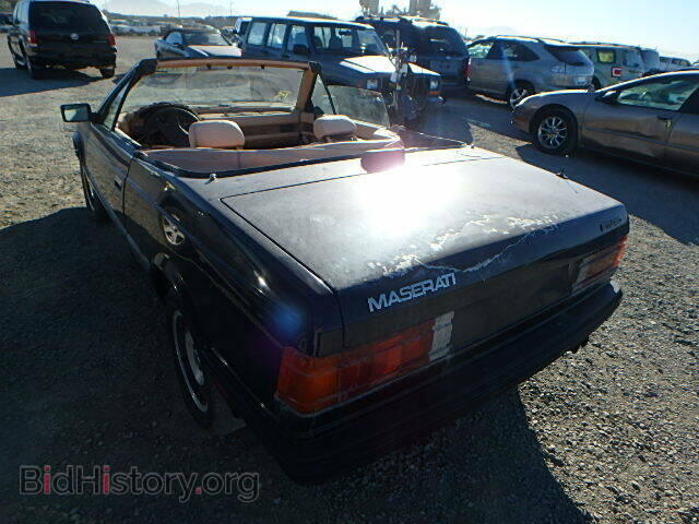1986 MASERATI ALL MODELS - VIN: ZAMFL110XGA330847 - Фото 3