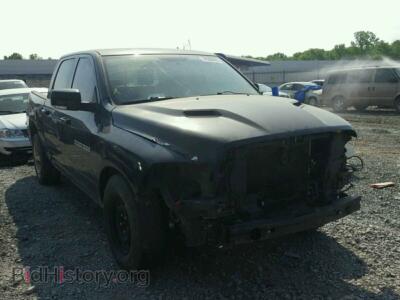 2011 Dodge RAM 1500, черный — VIN 1D7RB1CT6BS579635, Copart