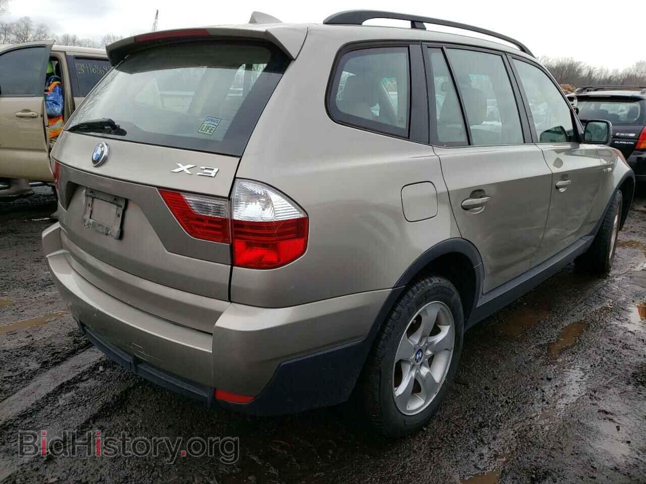 2007 BMW X3 - VIN: WBXPC93487WF20775 - Фото 4