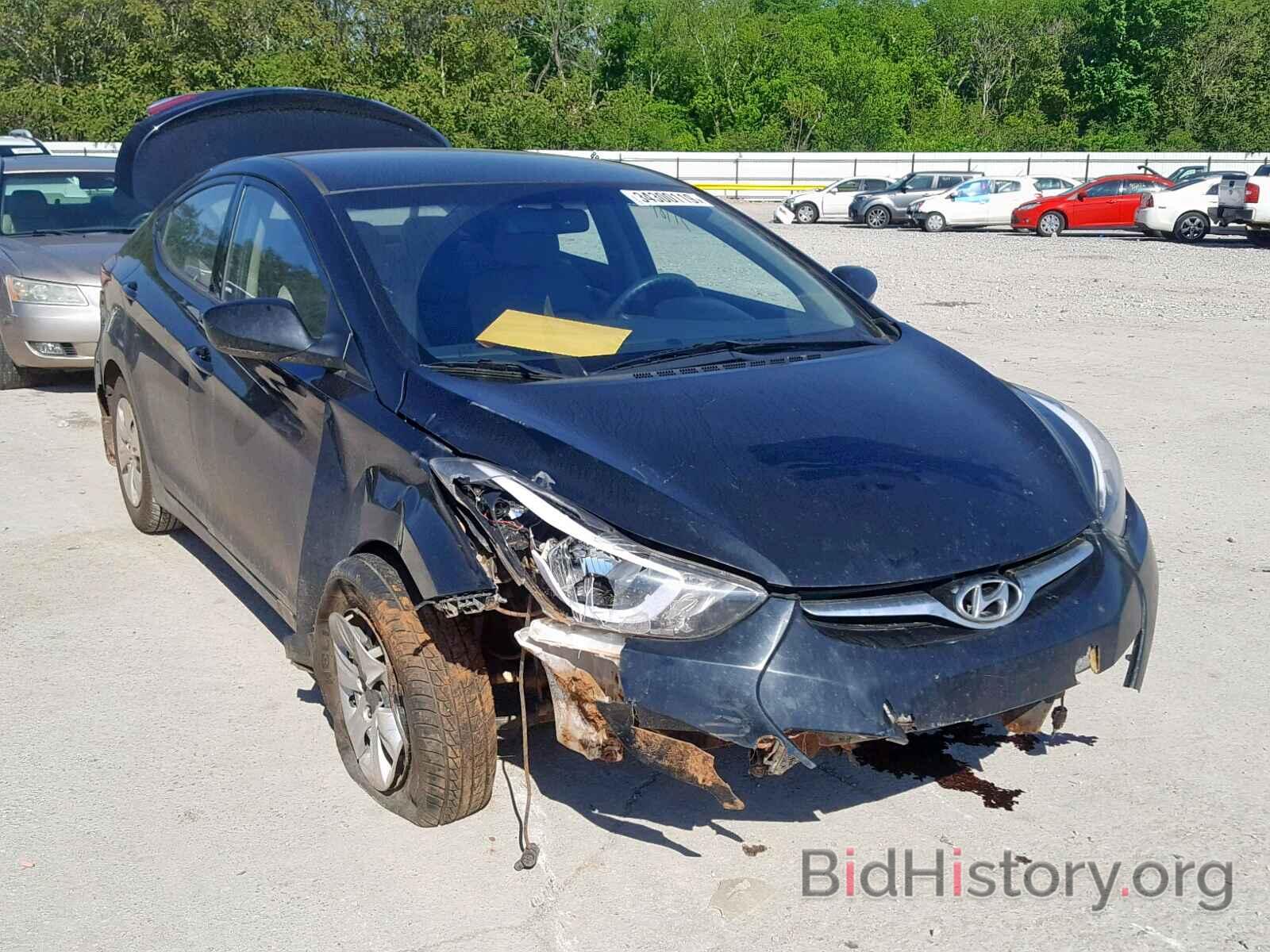 Photo KMHDH4AE7GU581717 - HYUNDAI ELANTRA 2016