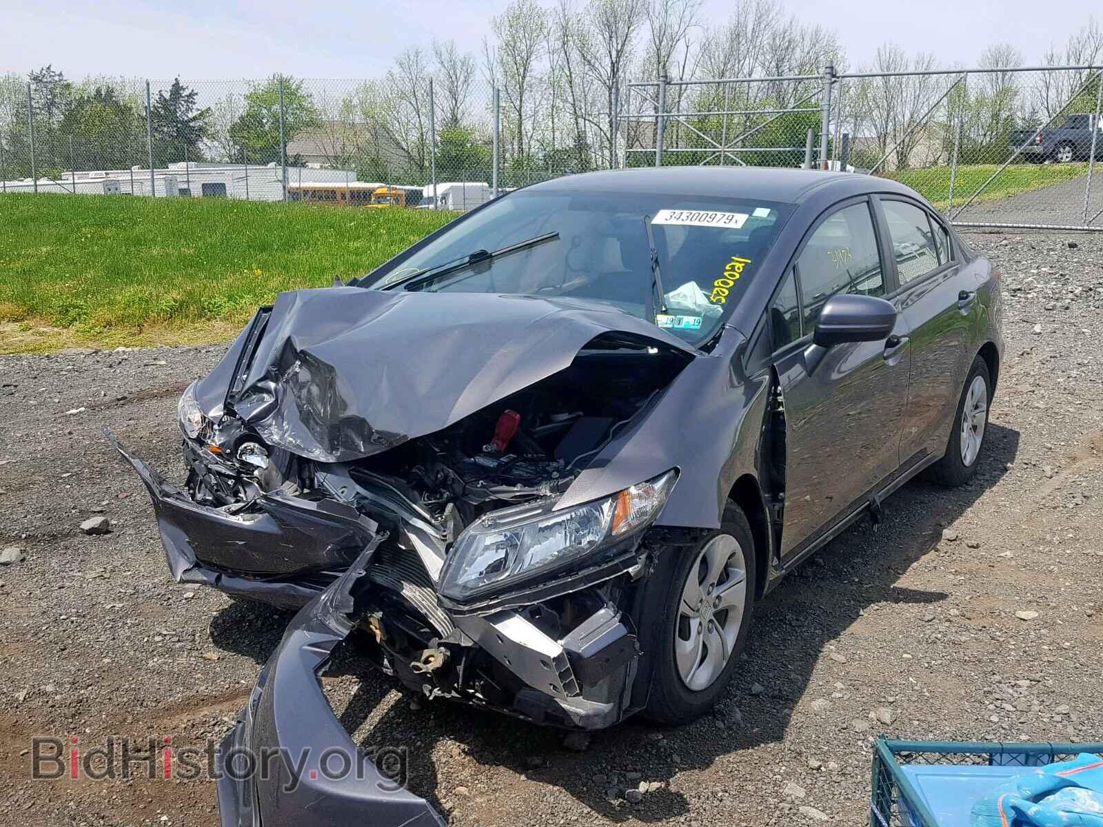 2015 HONDA CIVIC LX - VIN: 2HGFB2F57FH500021 - Фото 2