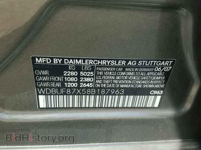 2008 MERCEDES-BENZ E - VIN: WDBUF87X58B187963 - Photo 10