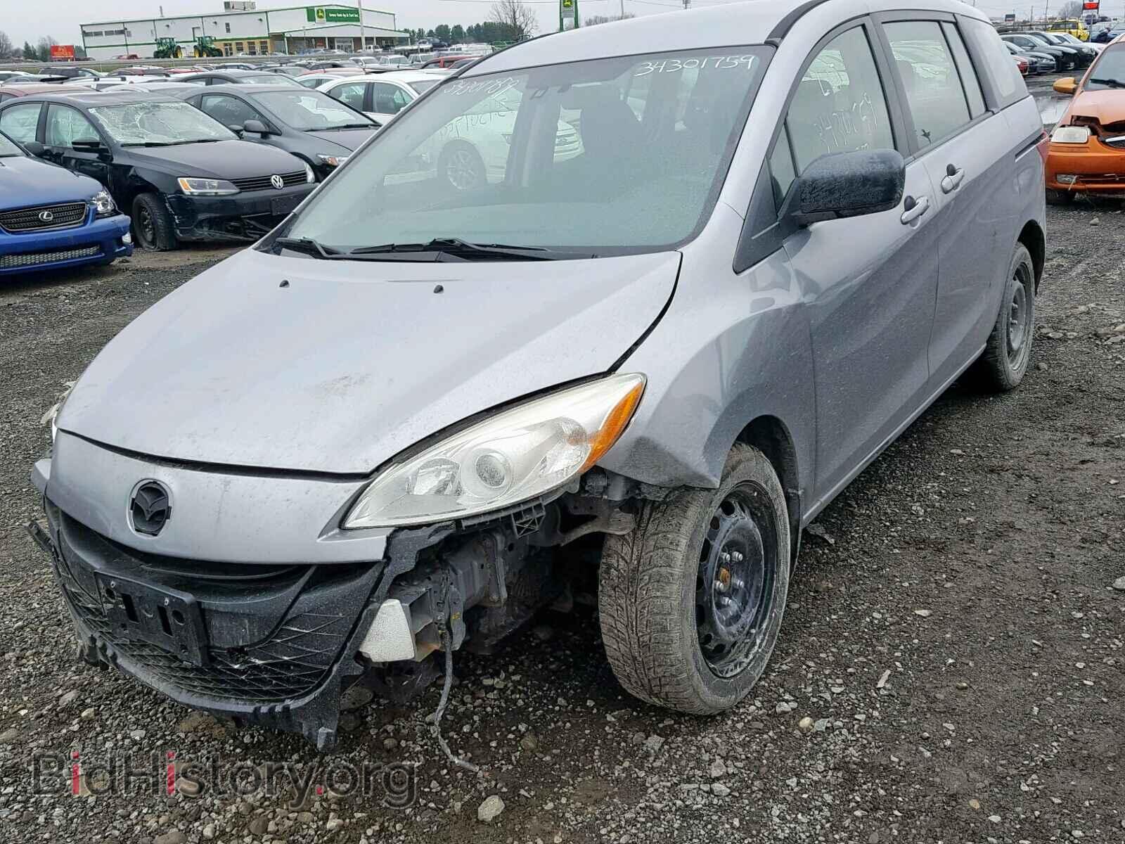 2012 MAZDA 5 - VIN: JM1CW2CL8C0122185 - Фото 2