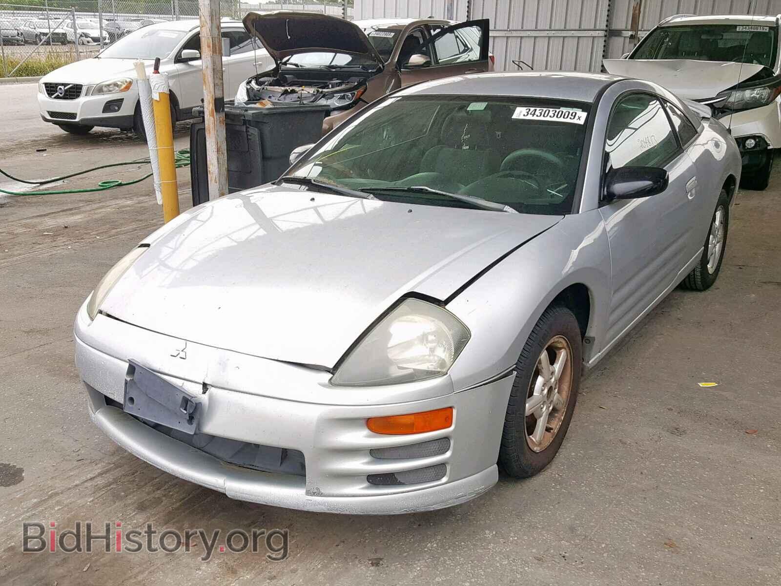 2002 MITSUBISHI ECLIPSE - VIN: 4A3AC34G52E059004 - Фото 2
