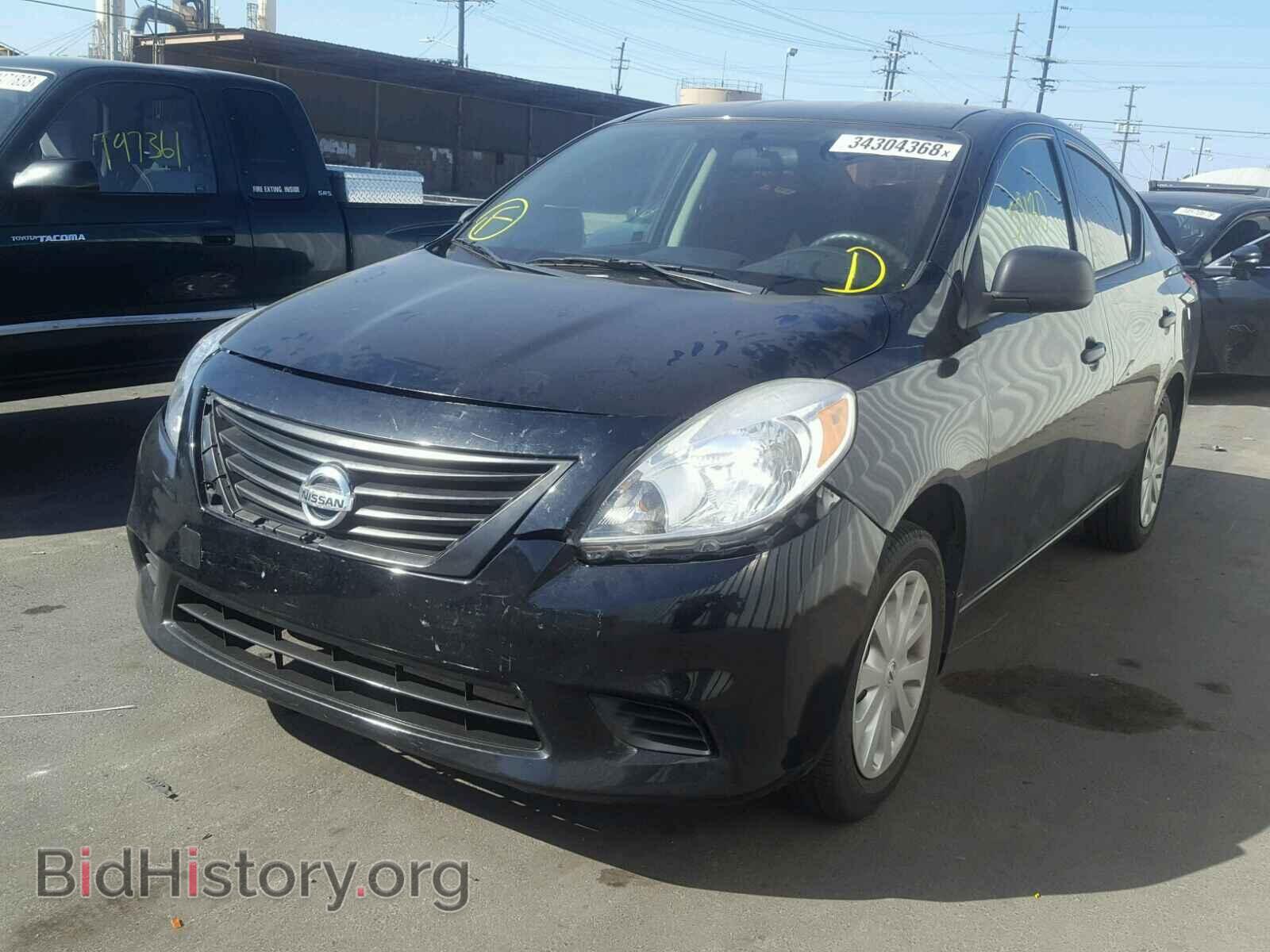 2012 NISSAN VERSA - VIN: 3N1CN7AP1CL942233 - Фото 2