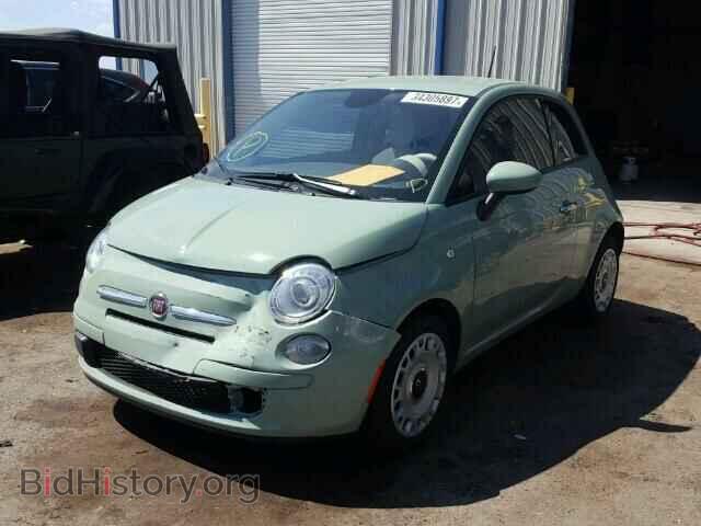 2015 FIAT 500 - VIN: 3C3CFFAR2FT507610 - Фото 2