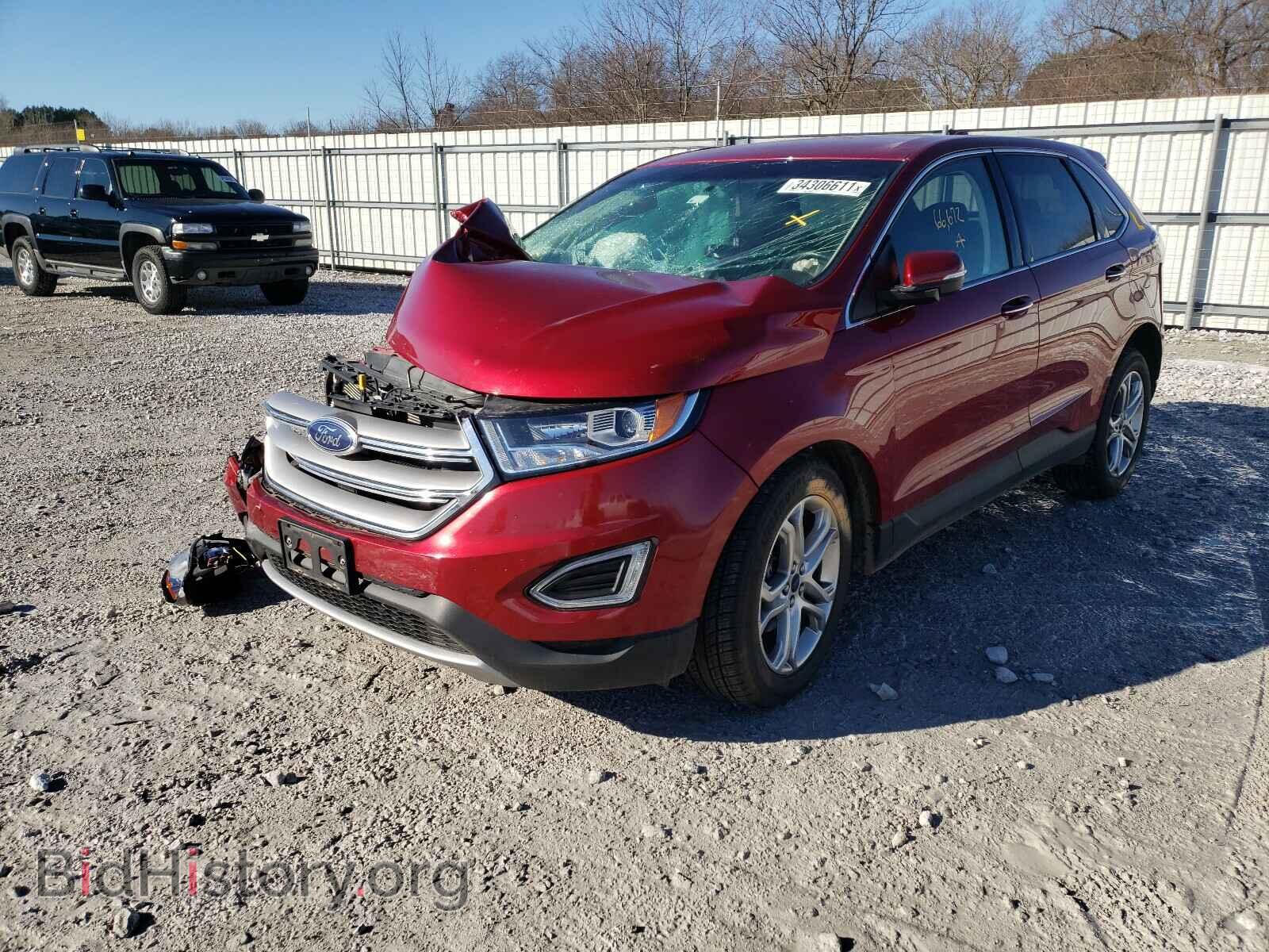 2016 FORD EDGE - VIN: 2FMPK3K95GBB05353 - Фото 2
