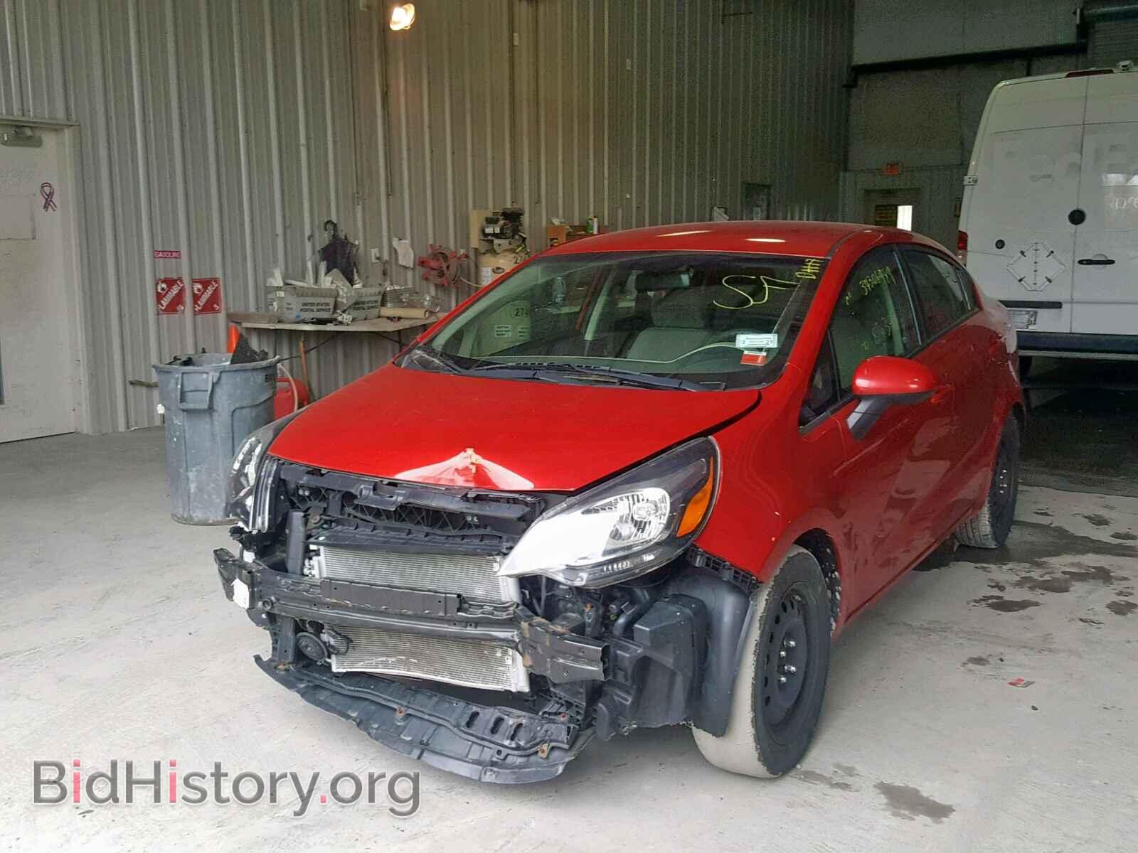 2015 KIA RIO - VIN: KNADM4A34F6428954 - Фото 2